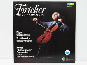 1989年プレス トルトゥリエ エルガー チェロ協奏曲 TORTELIER A CELEBRATION ELGER CELLO CONCERTO RPO RECORDS 8012 