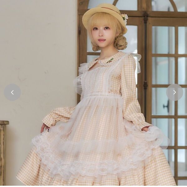 Sサイズ 新品タグ付き しまむら 星名桜子 チュールエプロン ロリータ