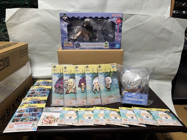 一番くじ Fate サーヴァントサマーフェスティバル ラストワン&ちょこのっこぬいぐるみ(水妃モルガン) 他 下位賞数点 バンダイ