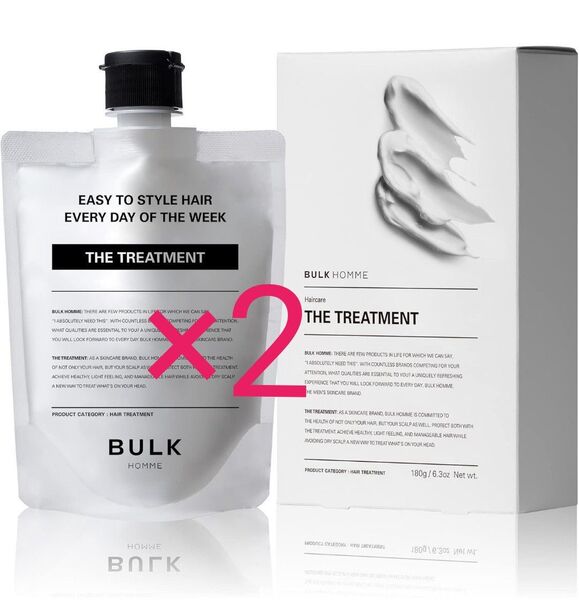 BULK HOMME★トリートメント 180g×2