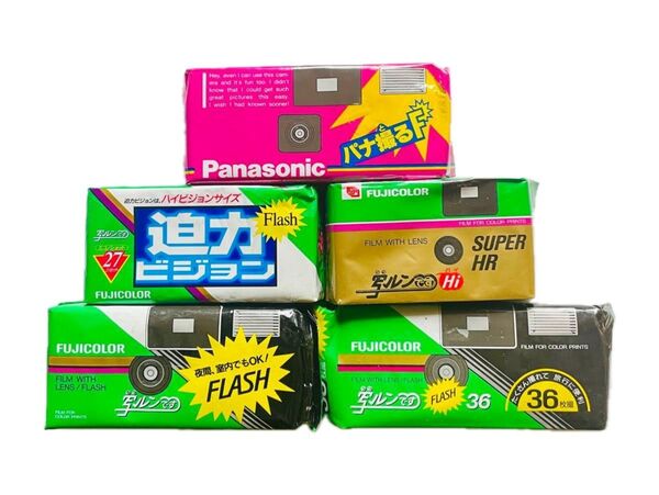 FUJICOLOR 写ルンです 他全部で5点