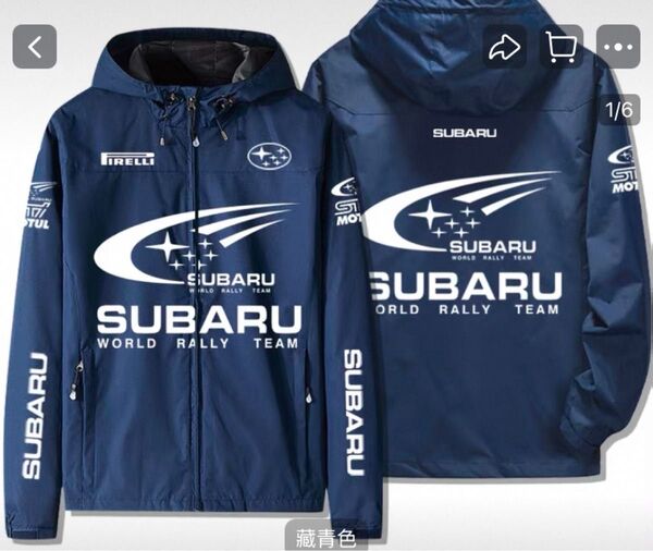 SUBARU スバル ウィンドブレーカー ネイビー Lサイズ 新品未使用品