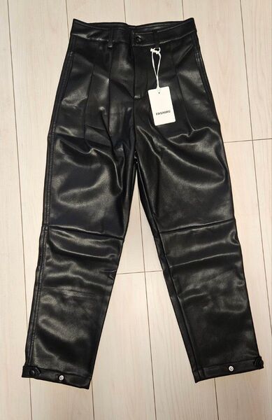 fake leather pants/black Msize_フェイクレザーパンツ/ブラック ファッション