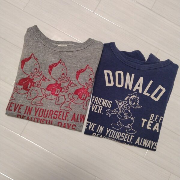 デニムダンガリー☆ドナルド ディズニー Tシャツ セット 140センチ