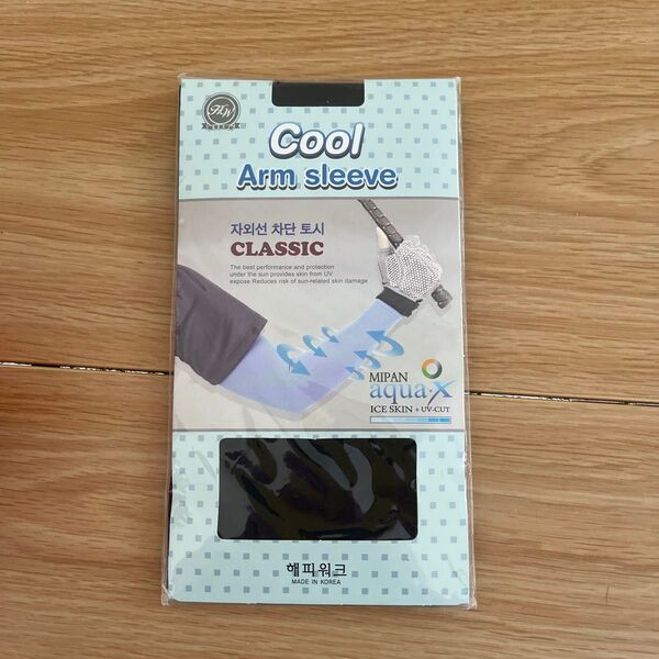 新品 Cool Arm sleeve ブラック アームカバー UVカット 日焼け対策