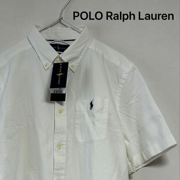 新品 90s POLO Ralph Lauren 半袖BDシャツ ホワイト