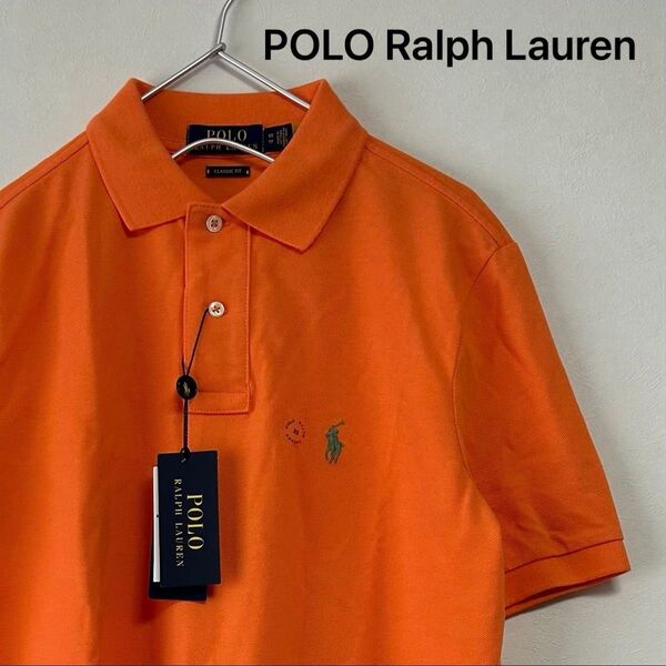 新品 90s POLO Ralph Lauren 半袖ポロシャツ オレンジ