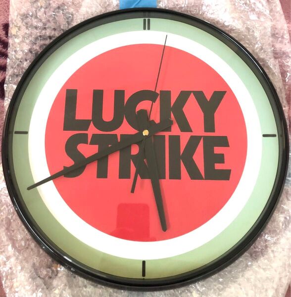 【美品】ラッキーストライク 非売品 掛け時計