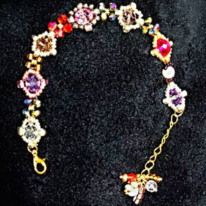 ★ ハンドメイド カラフルブレスレット アクセサリー ★