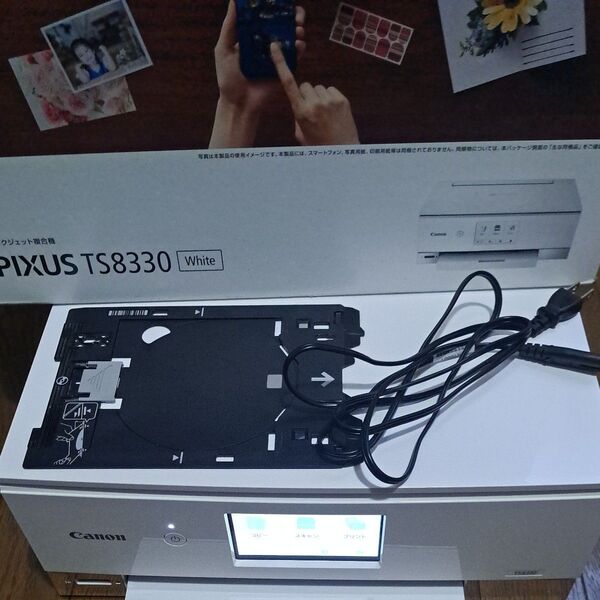 超美品 動作 canon pixus TS8330 wh