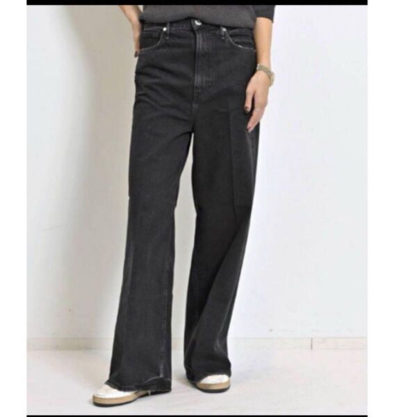 L'Appartement【UPPER HIGHTS/アッパーハイツ】 THE SISTER DENIM(BLACK)サイズ24