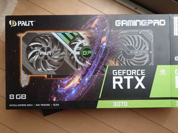 NVIDIA GeForce RTX 3070 8GB Palit 動作確認済み