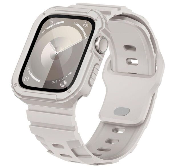 コンパチブル アップルウォッチ Apple Watch バンド+ケース 一体型