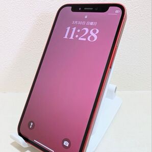 84% 美品 iPhone12 mini RED 64GB SIMフリー