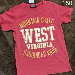 R/H 半袖Tシャツ レッド 150