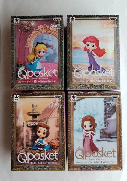 【未開封】Qposket アリス ベル アリエル 4個セット