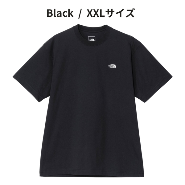 即決☆ノースフェイス ヌプシ コットン 半袖Tシャツ K/XXLサイズ 3L ブラック 黒 吸汗速乾 ヌプシ フラッシュドライヌプシコットンティー