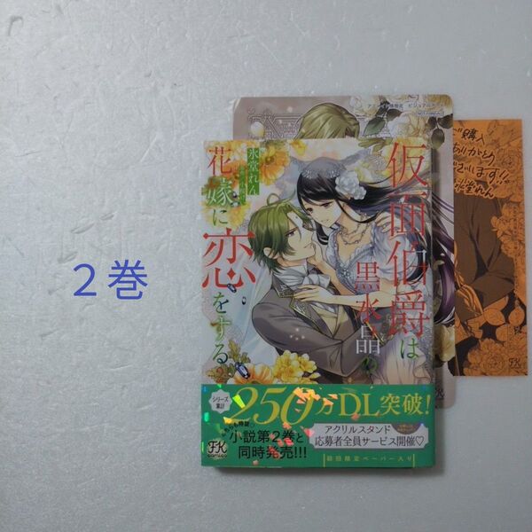 仮面伯爵は黒水晶の花嫁に恋をする 2巻/氷堂れん/小桜けい/FK comics