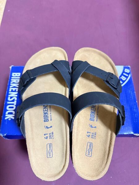 BIRKENSTOCK ブラック コンフォートサンダル 41