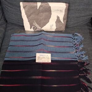 【新品未使用】久留米絣 ストール