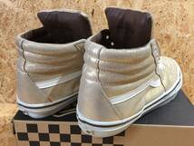 VANS BIG TONGUE SK8-Hi US10 GOLD ゴールド ヴァンズ ハイカット_画像2