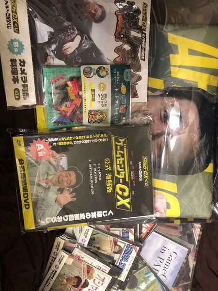 ゲームセンターCX たまに引くならこんなくじ ラストワン A賞 公式海賊版DVDなど 20点 有野課長