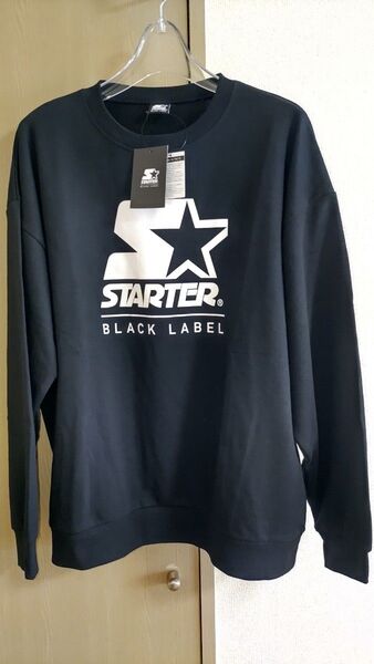 タグ付き スターター ブラックレーベル スウェット ブラック Starter トレーナー
