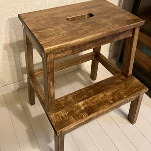 塗装品 IKEA(イケア) BEKVAM ステップスツール アスペン