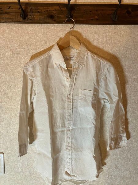 AUTHENTIC WEAR 七分袖シャツ ホワイト メンズ