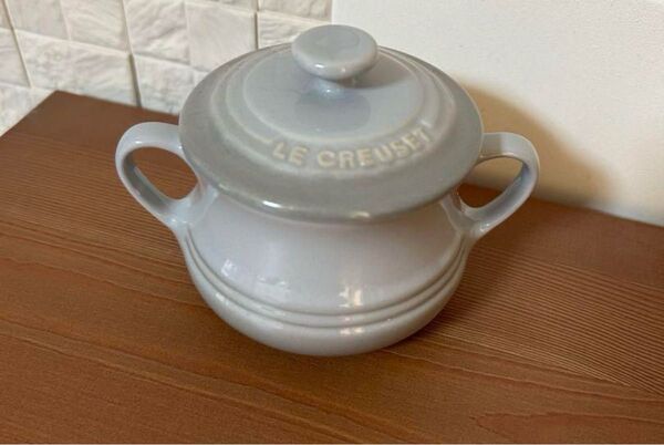 ル・クルーゼ ミニスープボール ミストグレー 未使用 LE CREUSET