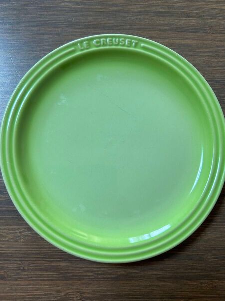 LE CREUSET ラウンド プレート 19cm グリーン