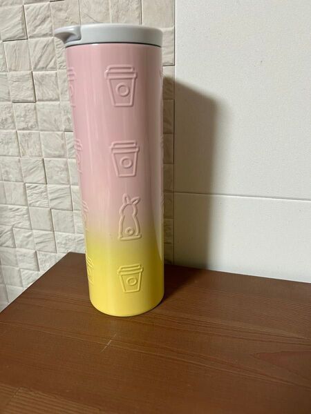 スターバックス エンボスラビット☆ステンレスボトル☆ グラデーション☆