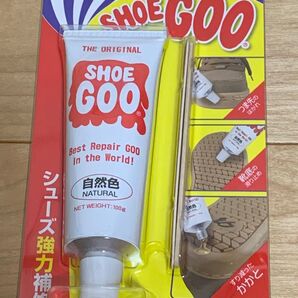 自然色 1個 靴 修理 シューグー ソール 補修 SHOEGOO 100g 自然色 ナチュラル 新品未開封