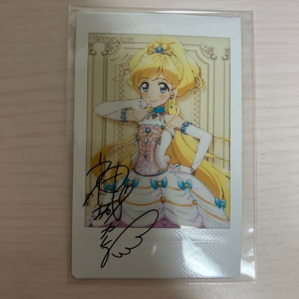 アイカツフレンズ キャラナップコレクション 神城カレン カード チェキ