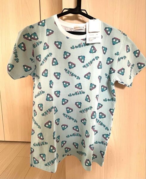 【新品】サンリオ Sanrio ハンギョドン 総柄 半袖Tシャツ Mサイズ