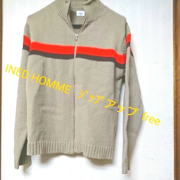 INED HOMME ジップアップブルゾン 美品