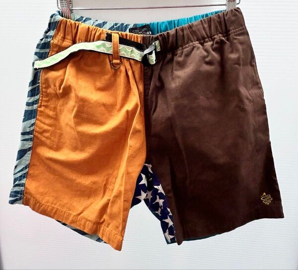 最終値下げ!aldies クレージーパターンショートパンツ サイズL コットン