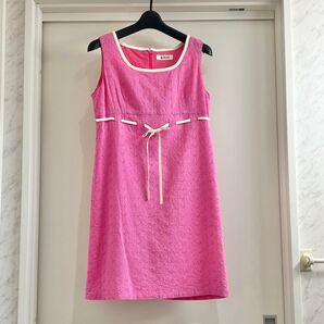 ワンピース ノースリーブ ピンク レディース ノースリーブワンピース