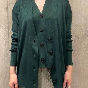 ジャーナルスタンダードレサージュ グリーン カーディガン