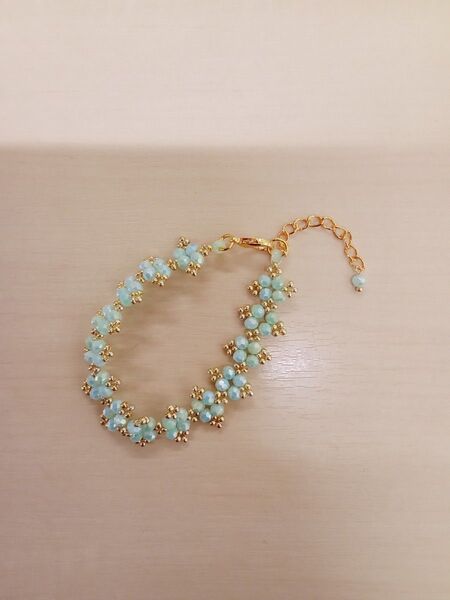 No.72 ハンドメイド ビーズアクセサリー ブレスレット