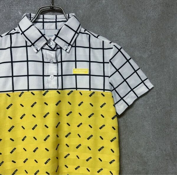 New Balance Golf ニューバランス ロゴ 半袖 ポロシャツ ゴルフ レディース シャツ 襟付き