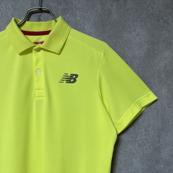 New Balance Golf ニューバランスゴルフ ロゴ 半袖 ポロシャツ メンズ