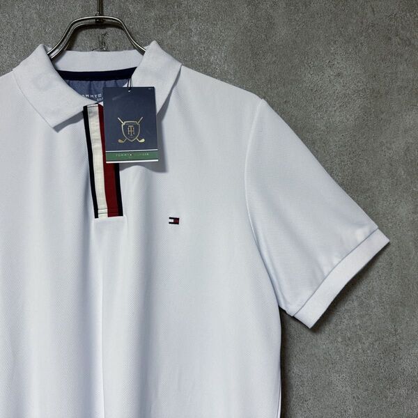 【新品】Tommy Hilfiger Golf トミー ロゴ ポロシャツ 半袖 メンズ ゴルフ ウェア