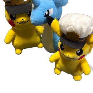 キャプテンピカチュウ ラプラスぬいぐるみ ポケットモンスターもふぐっとぬいぐるみ