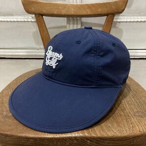 BEAMS ビームスゴルフ キャップ 56〜58cm 褪せネイビー つば広