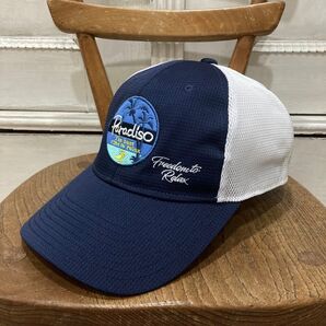 Paradiso パラディーゾ ゴルフキャップ フリー ネイビー メッシュ