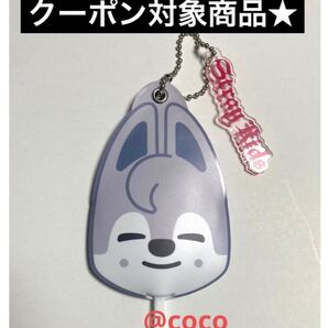 stray kids ミニうちわキーホルダー バンチャン ウルフチャン ミニうちわ キーホルダー