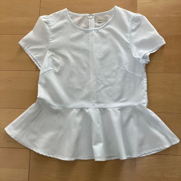 アースミュージック&エコロジー ペプラムカットソー 半袖 トップス