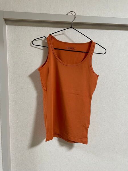 タンクトップ オレンジ レディース S george