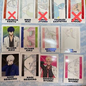 ブルーロック展 ぱしゃこれ premium カード 凪誠士郎 オリヴァ・愛空 士道龍星 閃堂秋人 絵心甚八 蟻生十兵衛 剣城斬鉄